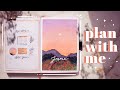 June 2021 Bullet Journal Setup Paint Plan With Me Calm Sunset Poppy Field