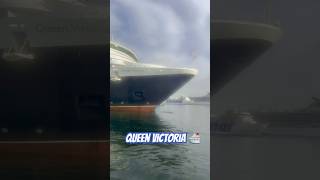 "Sailing in grand style on the Queen Victoria."✨#travel#ship#queenvictoria#viralshorts#sailingship