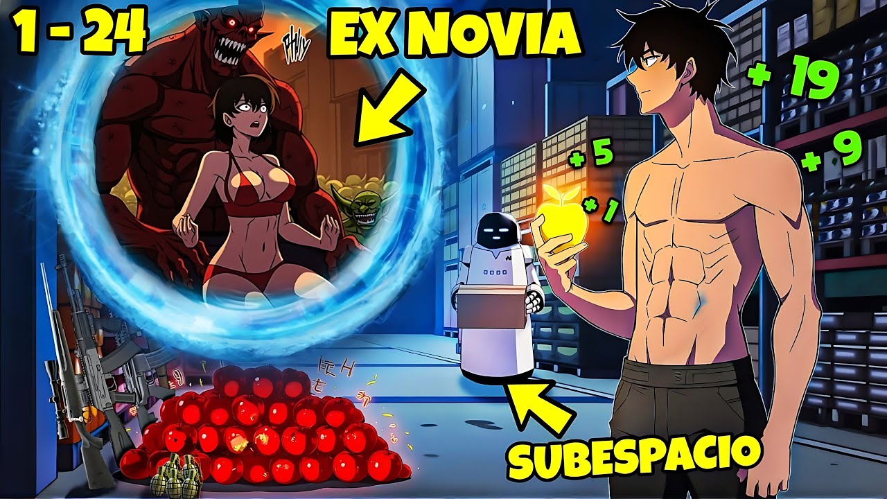 💥(1-24) TIENE UN SUBESPACIO SEGURO CON SUMINISTROS DONDE MULTIPLICA TODO LO QUE TOCA |RESUMEN MANHWA