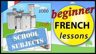 School subjects in French | Beginner French Lessons for Children