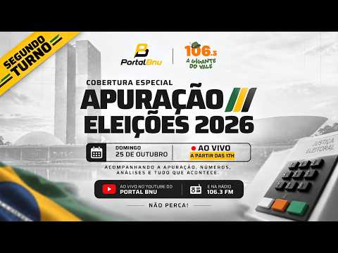 🔴 AO VIVO | Eleições 2026: acompanhe a apuração dos votos e resultados