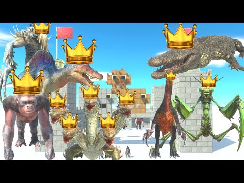 KING SCOURGE + GORO + MEGALODON + HYDRA + ACHILLES + T REX VS KING PURUSSAURUS + CRYPTO BRO