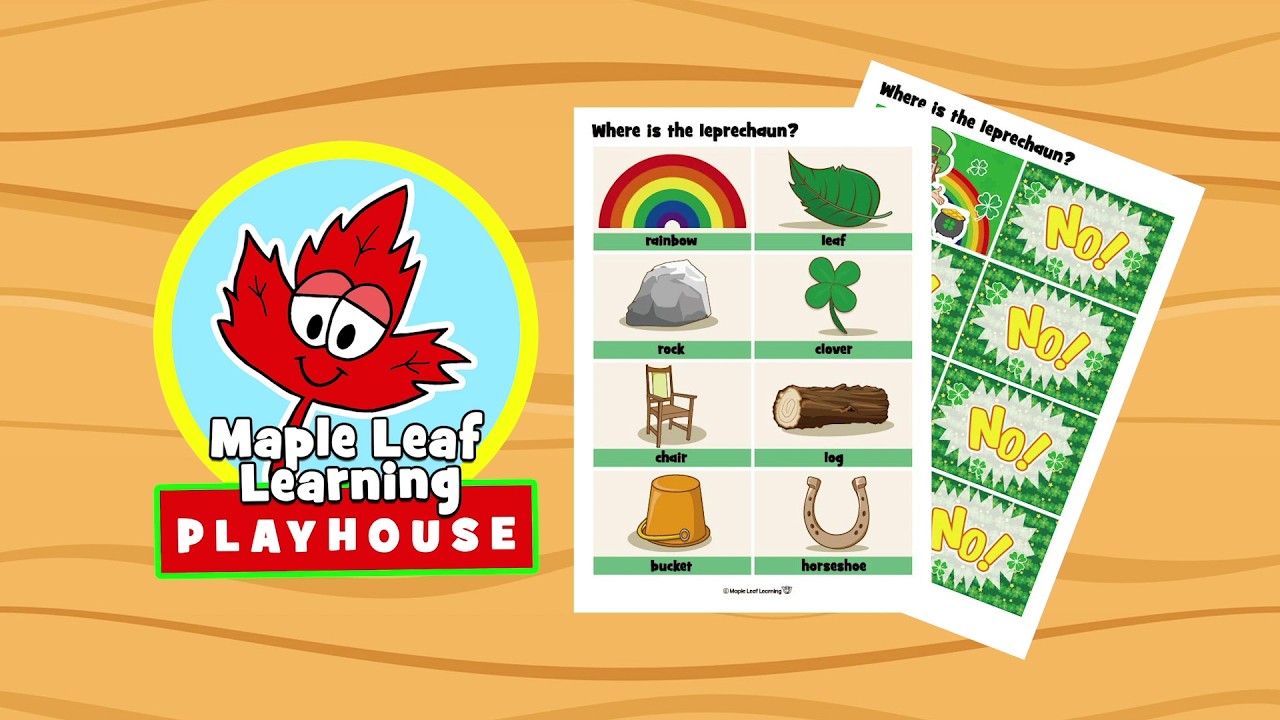 Where Is the Leprechaun? | Simple St. Patrick's Day Game for Kids | Maple Leaf Learning Playhouse