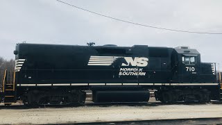 NORFOLK SOUTHERN LOCOMOTIVES IN GOODMAN YARD!