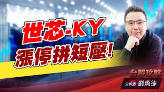世芯- KY 漲停拼短壓！｜台股攻略｜劉烱德 (圖)