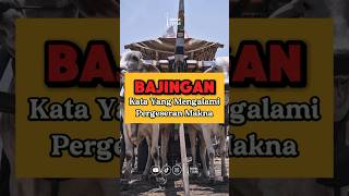 Download lagu BAJINGAN - KATA YANG MENGALAMI PERGESERAN MAKNA #napaktilas #sejarah #bajingan #gerobaksapi #shorts mp3