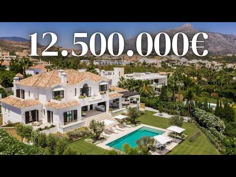 Partecipa a un lussuoso tour di questa epica casa da sogno contemporanea di 12,5 m² con 2 piscine...