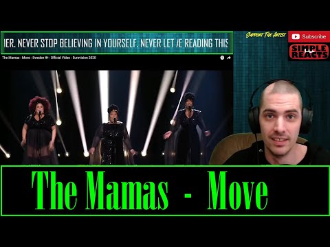 The Mamas - Move - Sweden 🇸🇪 - Official Video - Eurovision 2020 Reaction