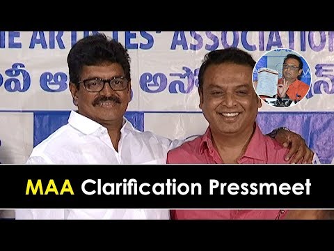 Movie Artists Association Pressmeet About Clarity On Shivaji Raja Controversy