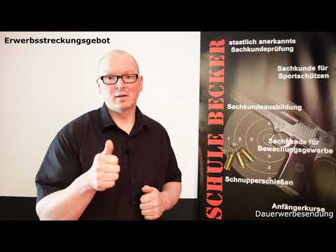 Ich will Sportschütze werden - Teil 15 - Erwerbsstreckungsgebot