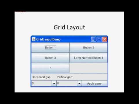Tutorial Programacion Java 41 Grid Layout Y Paneles