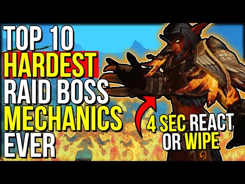 Top 10 HARDEST Raid Boss Mechanics In WoW History | World of Warcraft
