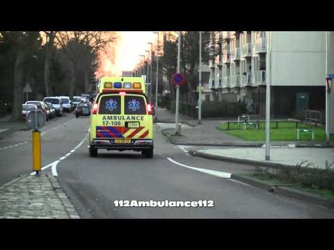 Ongeval Mizartstraat Spijkenisse: Ambulance 17-106