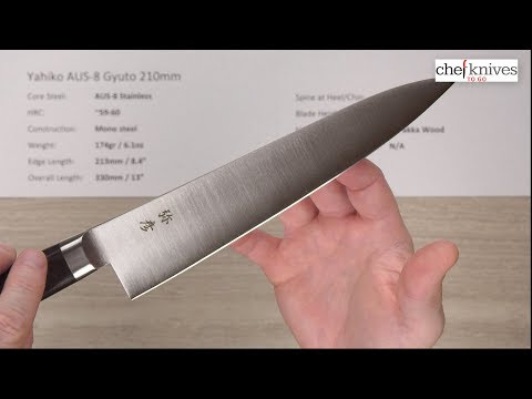 Yahiko AUS-8 Gyuto 210mm Quick Look