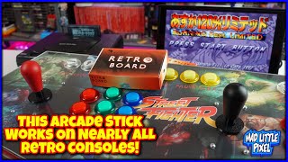 The Ultimate Retro Arcade Stick For Old School Nintendo, Sony, Sega & More! The Retro Board