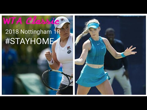 WTA CLASSICS/ Ashleigh Barty vs Katie Boulter / Nottingham 2018 1R/1