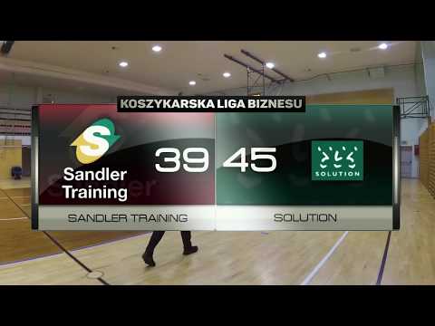 Sandler Training vs Solution - VI kolejka - I Liga Warszawa - Koszykarska Liga Biznesu
