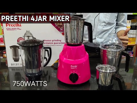Preethi Galaxy Mixer Grinder 750 Watts 750 W Preethi Galaxy Plus