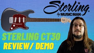 Video thumbnail for Sterling By Music Man Cutlass CT30 SSS - Review and Demo by Wesley Webb