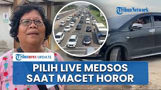 Perdana Mudik Dibawa Asyik, Kisah Pemudik Asal Padang Pilih Live Medsos di Tengah Macet Horor Jambi
