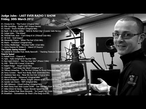 Judge Jules - LAST EVER BBC Radio 1 Studio Session Show - 30 March 2012