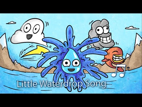 Pinky Ponky Water Drop Children’s Song - Kids vs. Rain Where Does Rain Come From?