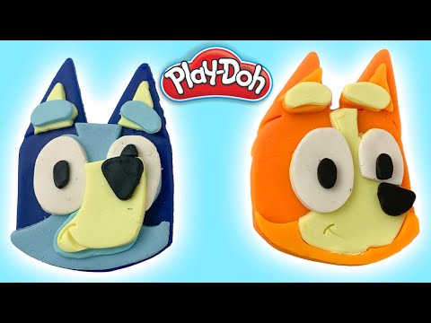 Bluey & Bingo Play Doh DIY Creations! | Play & Create | Disney Jr