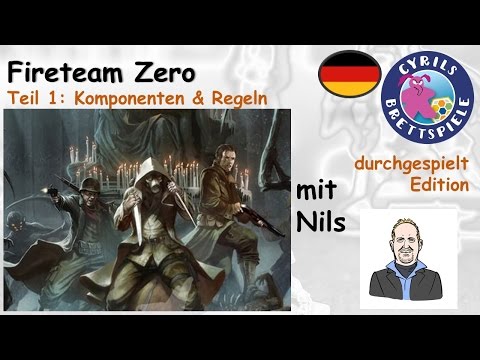 Cyrils Brettspiele - Fireteam Zero (S100E01) - Komponenten & Regeln