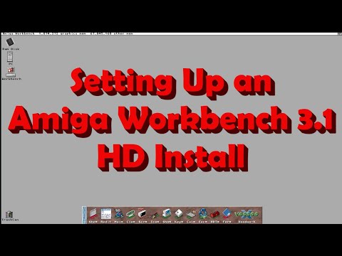Setting Up an Amiga Workbench 3.1 HD Install