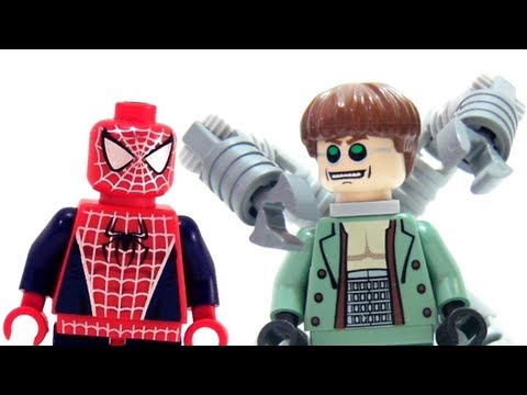 LEGO 4856 Doc Ock's Hideout LEGO Spider-Man 2 Marvel Super Hero Review - BrickQueen