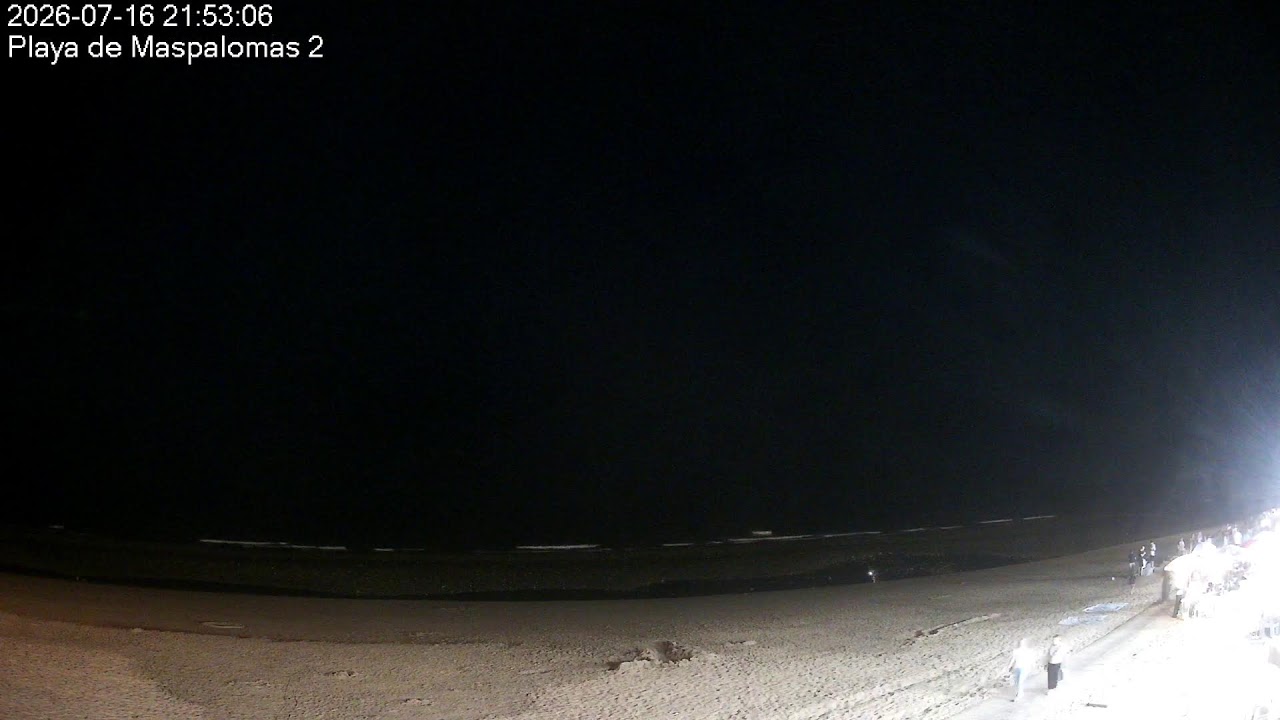 Live webcam view of Maspalomas Beach & Dunes