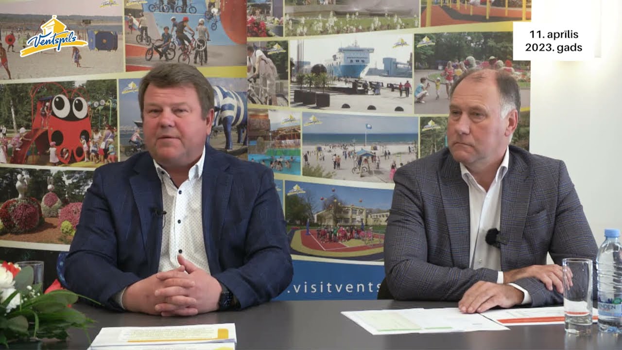 VIDEO: A.Gūtmanis un A.Kausenieks par Ventspils pilsētas uzturēšanas programmu -11.04.2023.