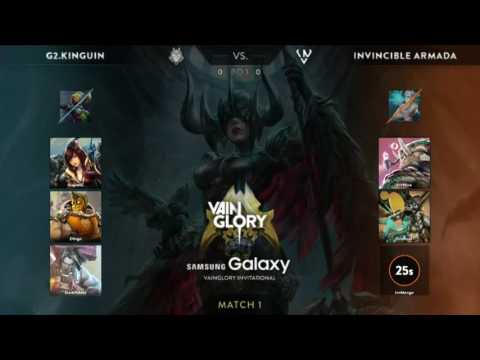 Samsung Galaxy Vainglory Invitational at E3 Day 1׃ G2 Kinguin vs Invincible armada