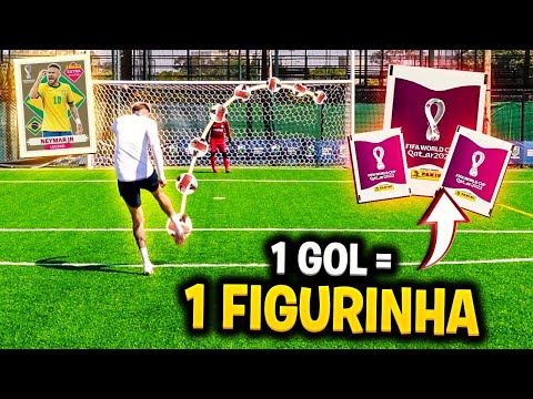 FEZ GOL? GANHA UM PACOTE DE FIGURINHAS DA COPA!! (TIRAMOS LENDÁRIOS?)