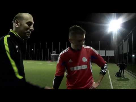 Piotr Flis i Dawid Polesiak po meczu FC Sąsiedzi vs FC Kośminek 4 kolejka extraliga pl w Lublinie