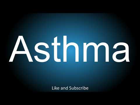 How to correctly pronounce in American and British English - Asthma.