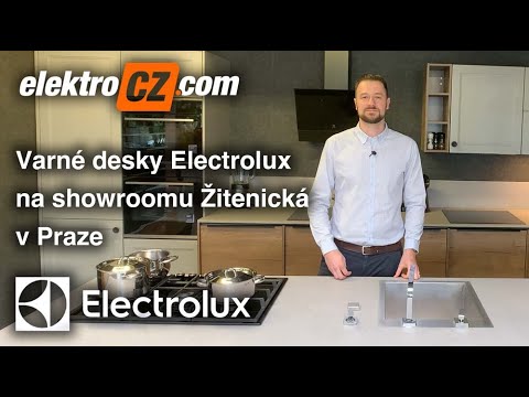 Varné desky Electrolux na showroomu Žitenická v Praze