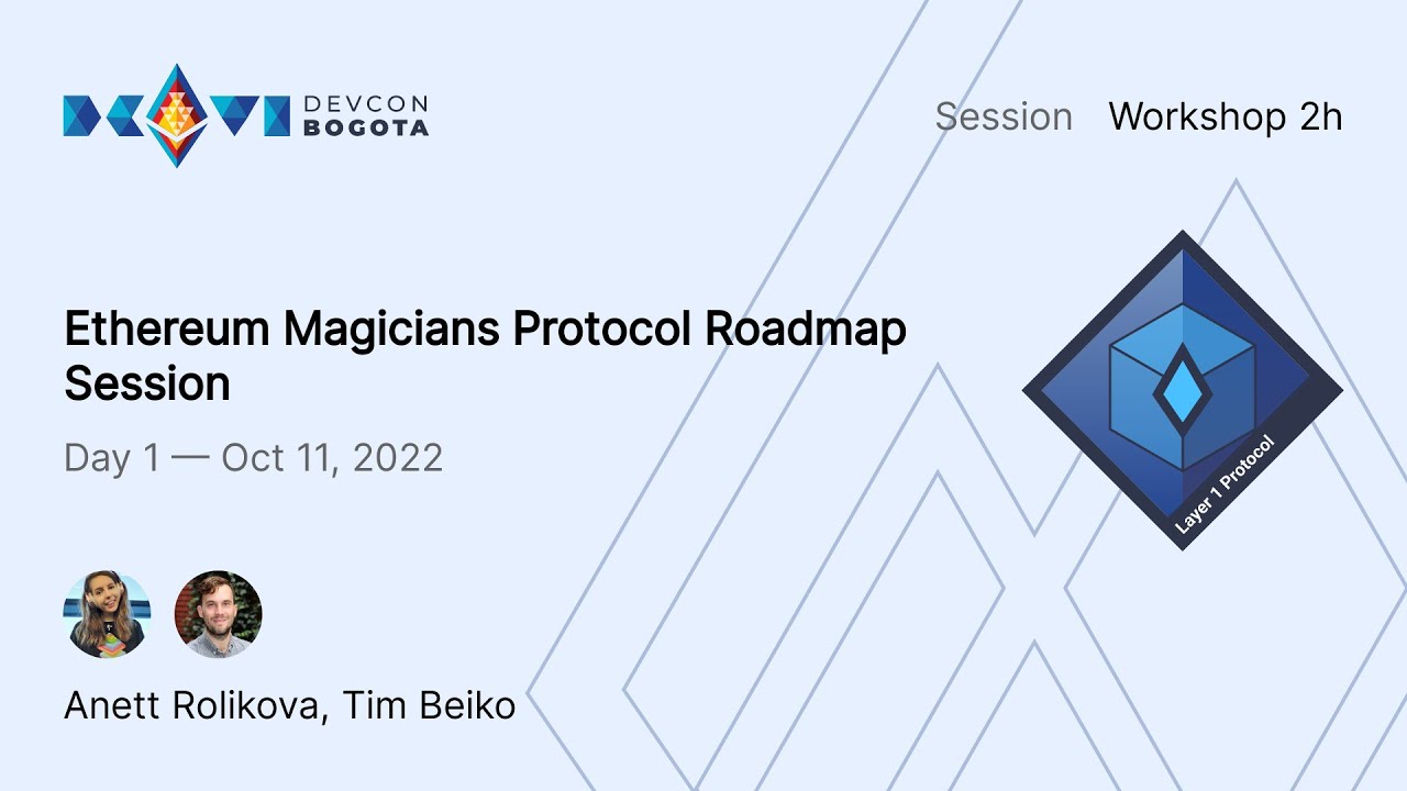 Ethereum Magicians Protocol Roadmap Session preview