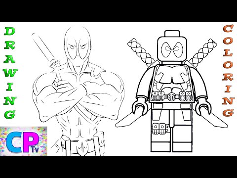 Deadpool Coloring Pages, Deadpool Shows his Strenght/Unknown Brain - Say Goodbye/No Copyright Sounds