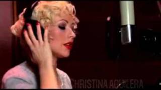 Christina Aguilera and Herbie Hancock recording &quot;A Song For You&quot;