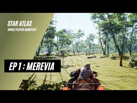 Star Atlas Gameplay Episode 1: Exploring Merevia - Welcome to the Jungle