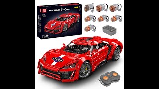 Mould King 13190 Sportovní automobil W Motors Lykan R/C 1:8