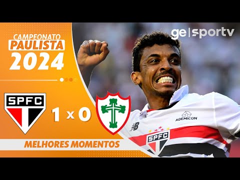 Gols e lances de São Paulo x Portuguesa