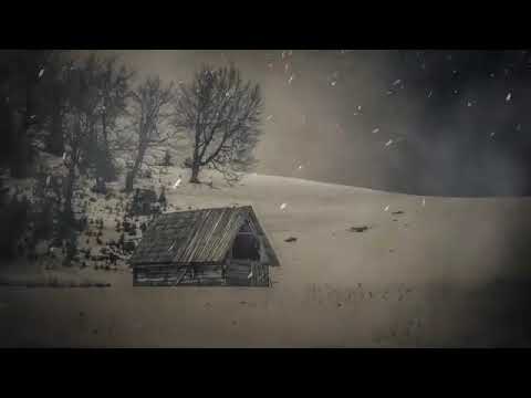 Winter Snowstorm and Howling Wind Sounds. Blizzard in an Abandoned Cabin. 10 Hours.