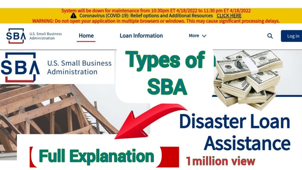 Types of SBA Loan & Grant for small business | Self- Employed