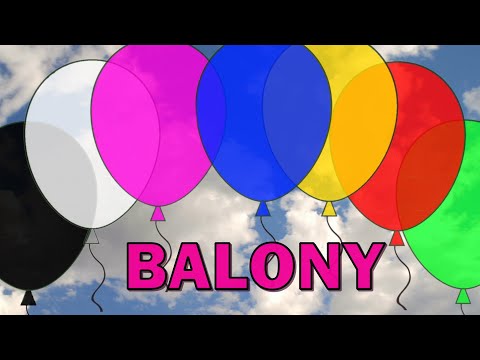 Kolorowe balony | Nauka liczenia i kolorów dla dzieci | Pl