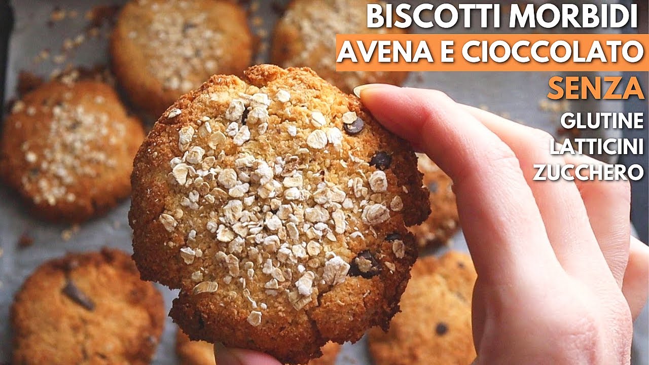 Watch Now BISCOTTI MORBIDI per COLAZIONE SENZA ZUCCHERO SENZA BURRO SENZA GLUTINE !! AVENA e CIOCCOLATO BISCOTTI MORBIDI per COLAZIONE SENZA ZUCCHERO SENZA BURRO SENZA GLUTINE !! AVENA e CIOCCOLATO