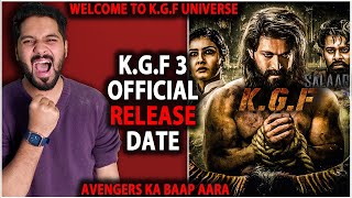 KGF Chapter 3 Official Release Date Announced | KGF 3 & Salaar | KGF 3 Shooting & Cast |KGF Universe