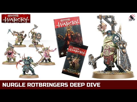 WARCRY MAGGOTKIN OF NURGLE DEEP DIVE - ROTBRINGERS WARBAND - Proxies, Prices, Fighters & Abilities