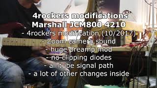 Video thumbnail for Marshall JCM800 2205/4210 4rockers mod by Slavek Samal